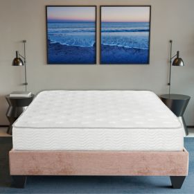 Premium 9 in. Medium Pocket Bed in a Box Spring Mattress - King Size, White Premium 9 in. Medium Pocket Bed in a Box Spring Mattress - King Size, White
